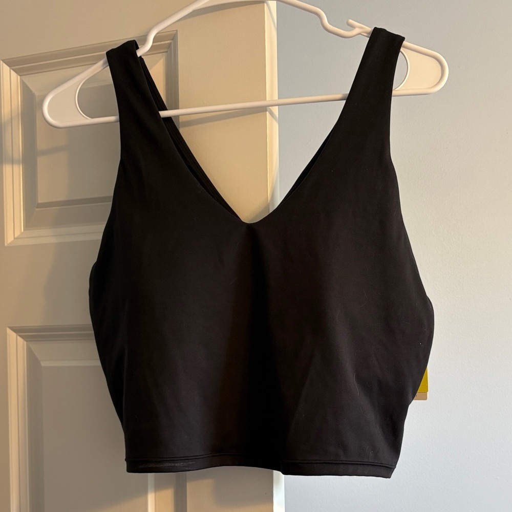 All in Motion Black V-Neck sports bra
